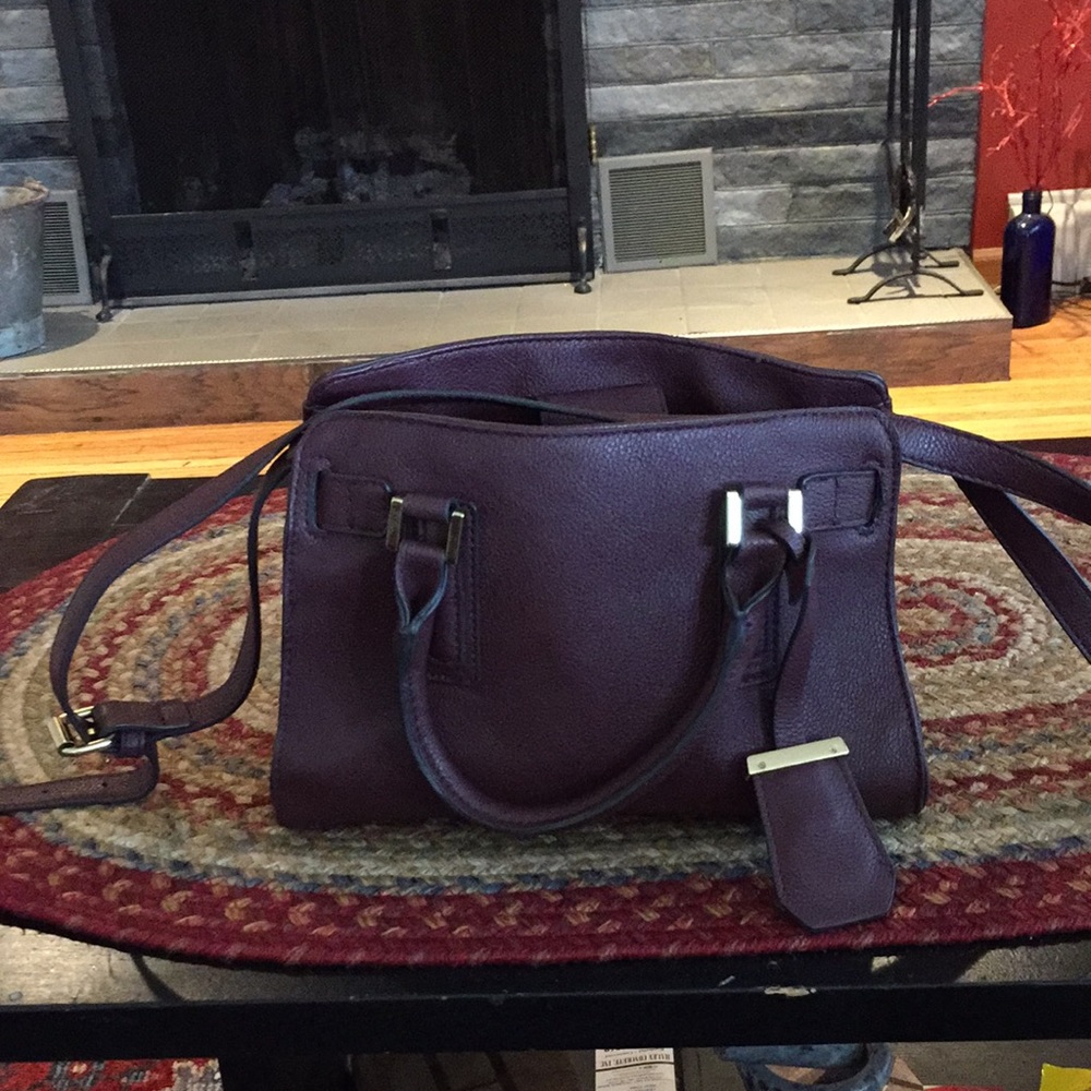 Merona maroon cross over purse